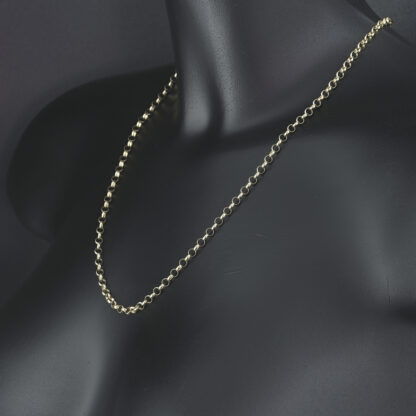 9ct Yellow Gold Belcher Chain 22" 4mm - Image 2