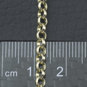 9ct Yellow Gold Belcher Chain 18&#8243; 3.5mm