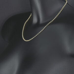 9ct Yellow Gold Belcher Chain 18&#8243; 3.5mm