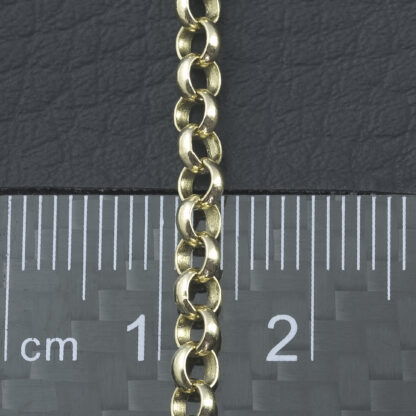 9ct Yellow Gold Belcher Chain 18'' 3.5mm - Image 3