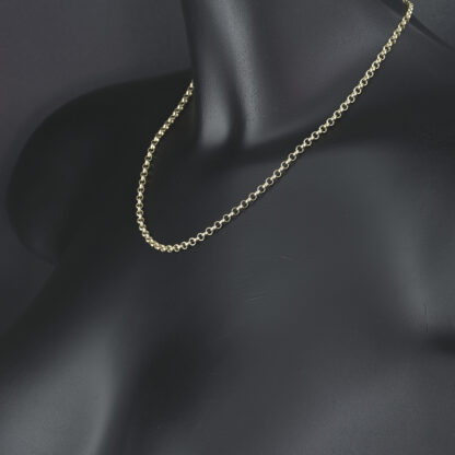 9ct Yellow Gold Belcher Chain 18'' 3.5mm - Image 4