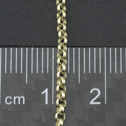 9ct Yellow Gold Belcher Chain 18" 2mm - Image 3