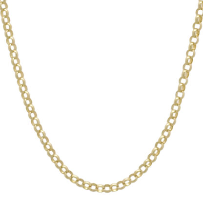 9ct Yellow Gold Belcher Chain 20'' 3.5mm