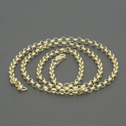 9ct Yellow Gold Belcher Chain 20'' 3.5mm - Image 2