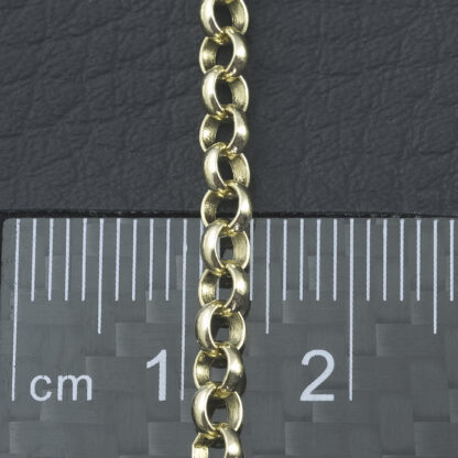 9ct Yellow Gold Belcher Chain 20'' 3.5mm - Image 3