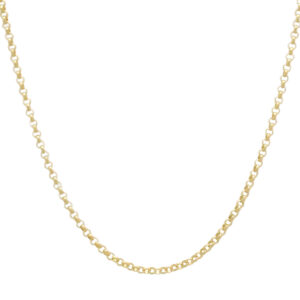 9ct Yellow Gold Belcher Chain 18&#8243; 2mm