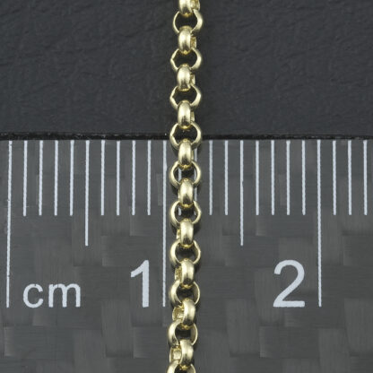 9ct Yellow Gold Belcher Chain 18" 2mm - Image 4