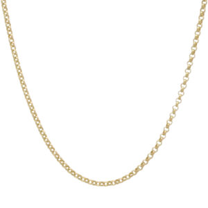 9ct Yellow Gold Belcher Chain 20&#8243; 2mm