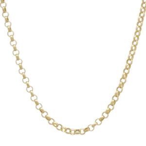 9ct Yellow Gold Belcher Chain 18&#8243; 3.5mm