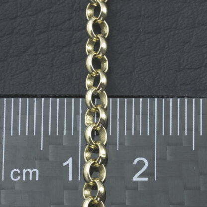 9ct Yellow Gold Belcher Chain 18" 3.5mm - Image 3