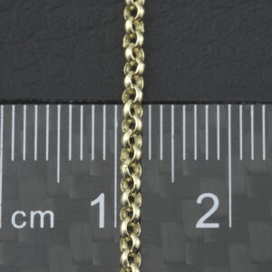 9ct Yellow Gold Belcher Chain 16&#8243; 2mm