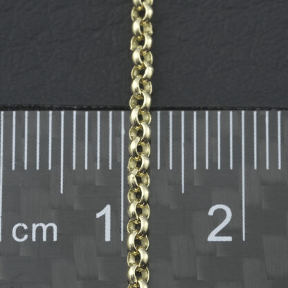 9ct Yellow Gold Belcher Chain 16" 2mm - Image 4