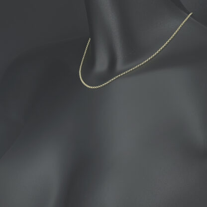 9ct Yellow Gold Belcher Chain 16" 2mm - Image 3