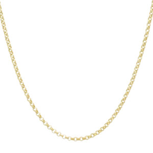 9ct Yellow Gold Belcher Chain 18&#8243; 2mm