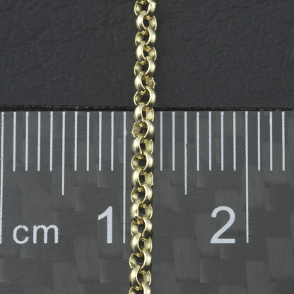 9ct Yellow Gold Belcher Chain 18" 2mm - Image 3