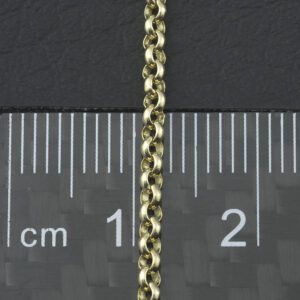 9ct Yellow Gold Belcher Chain 16&#8243; 2mm