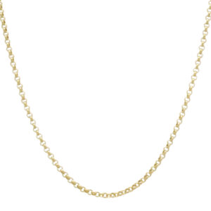 9ct Yellow Gold Belcher Chain 20&#8243; 2mm