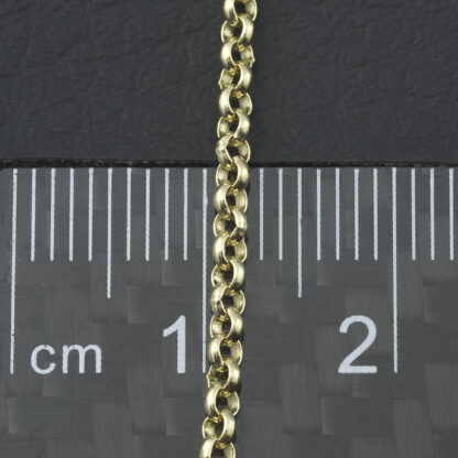 9ct Yellow Gold Belcher Chain 18" 2mm - Image 3
