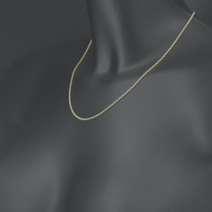 9ct Yellow Gold Belcher Chain 18" 2mm - Image 2