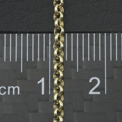 9ct Yellow Gold Belcher Chain 20" 2mm - Image 3