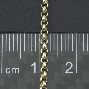 9ct Yellow Gold Belcher Chain 16&#8243; 2mm