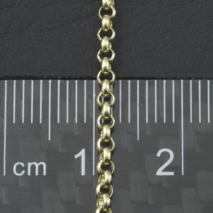 9ct Yellow Gold Belcher Chain 16" 2mm - Image 4