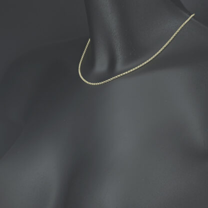 9ct Yellow Gold Belcher Chain 16" 2mm - Image 3