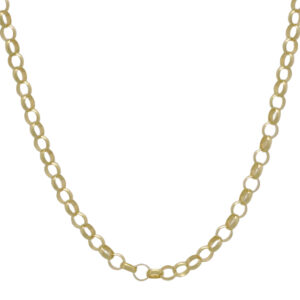 9ct Yellow Gold Belcher Chain 22&#8243; 4mm