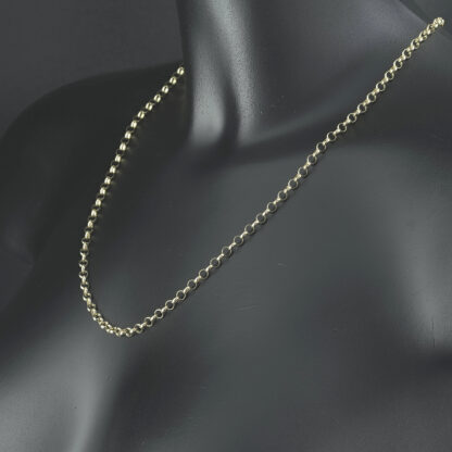 9ct Yellow Gold Belcher Chain 22" 4mm - Image 2