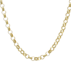 9ct Yellow Gold Belcher Chain 20&#8221; 5mm