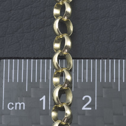 9ct Yellow Gold Belcher Chain 20'' 5mm - Image 3