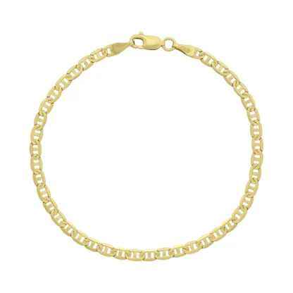 18ct Yellow Gold Marina Bracelet 7.5" 3.5mm