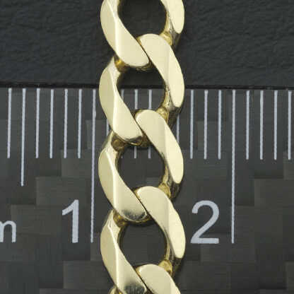 9ct Yellow Gold Curb Chain 19.5" 6mm - Image 3