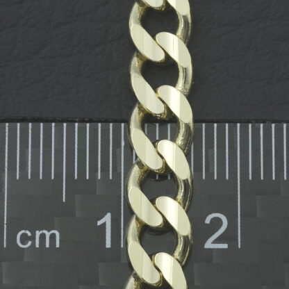 9ct Yellow Gold Curb Bracelet 7.5" 6mm - Image 3