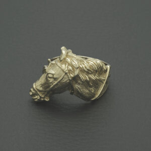 9ct Yellow Gold Horse Ring