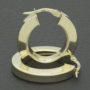 9ct Yellow Gold Creole Earrings