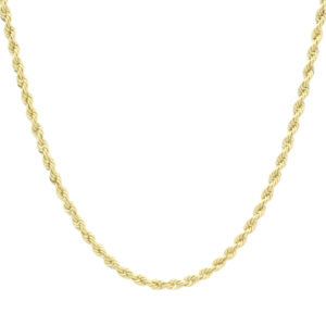 18ct Yellow Gold Rope Chain 22&#8243; 3mm