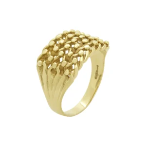 9ct Yellow Gold Keeper Ring