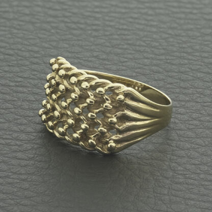 9ct Yellow Gold Keeper Ring - Image 3