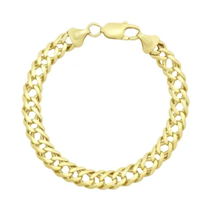 9ct Yellow Gold Fancy Link Bracelet 7&#8221; 7.5mm