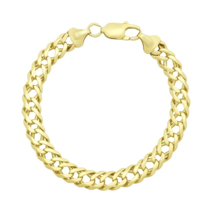 9ct Yellow Gold Fancy Link Bracelet 7'' 7.5mm