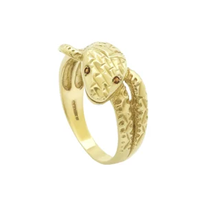 9ct Yellow Gold Snake Ring