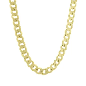 9ct Yellow Gold Curb Chain 20&#8221; 8.5mm