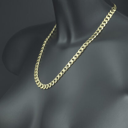 9ct Yellow Gold Curb Chain 20'' 8.5mm - Image 3