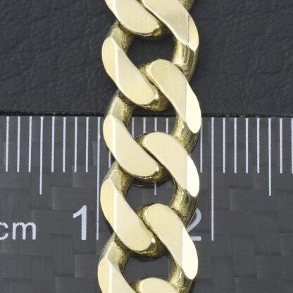 9ct Yellow Gold Curb Chain 20'' 8.5mm - Image 4
