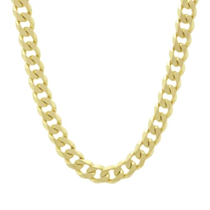 9ct Yellow Gold Curb Chain 22'' 9mm