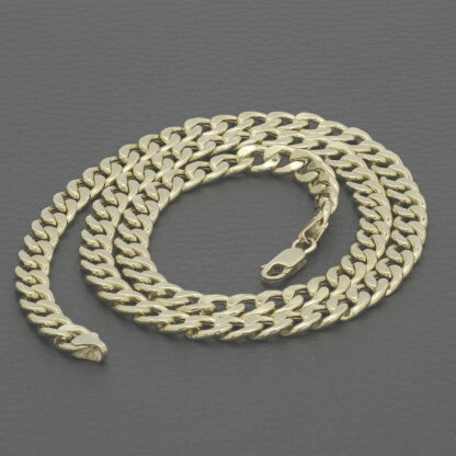 9ct Yellow Gold Curb Chain 20'' 6mm - Image 4