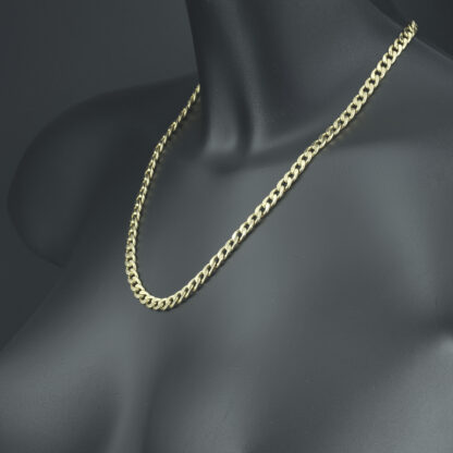 9ct Yellow Gold Curb Chain 20'' 6mm - Image 3