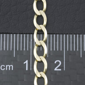 9ct Yellow Gold Curb Chain 19.5” 4mm