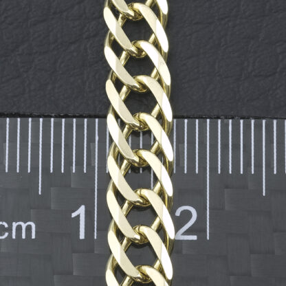 9ct Yellow Gold Fancy Link Chain 18.5'' 6mm - Image 4